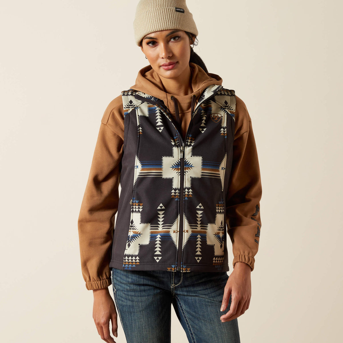 Ariat Classic | Ariat Logo Softshell Print Vest