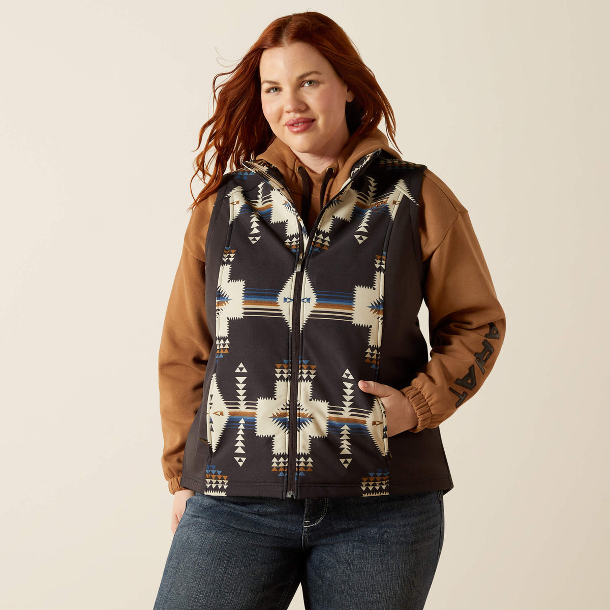 Ariat Classic | Ariat Logo Softshell Print Vest