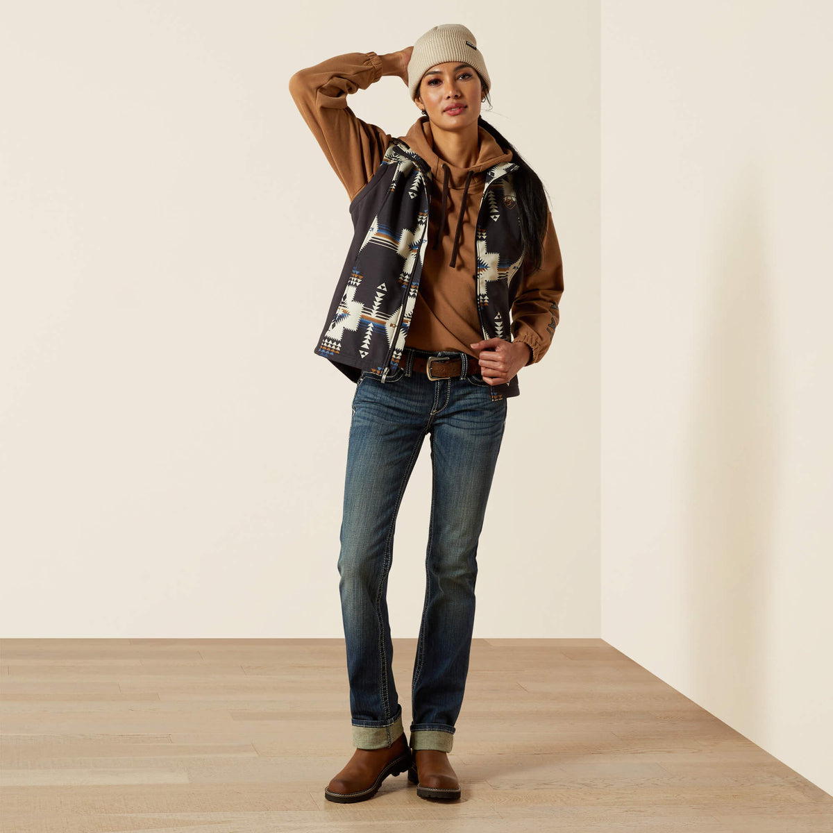 Ariat Classic | Ariat Logo Softshell Print Vest