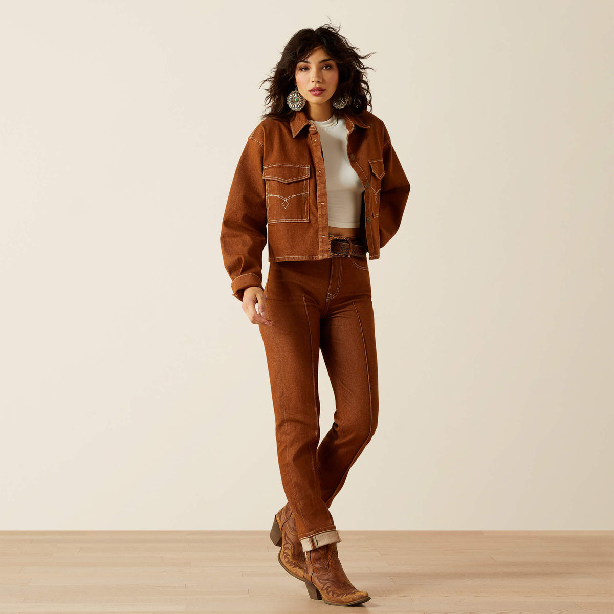 Ariat Value | Boxy Cropped Denim Jacket