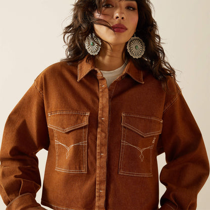 Ariat Value | Boxy Cropped Denim Jacket