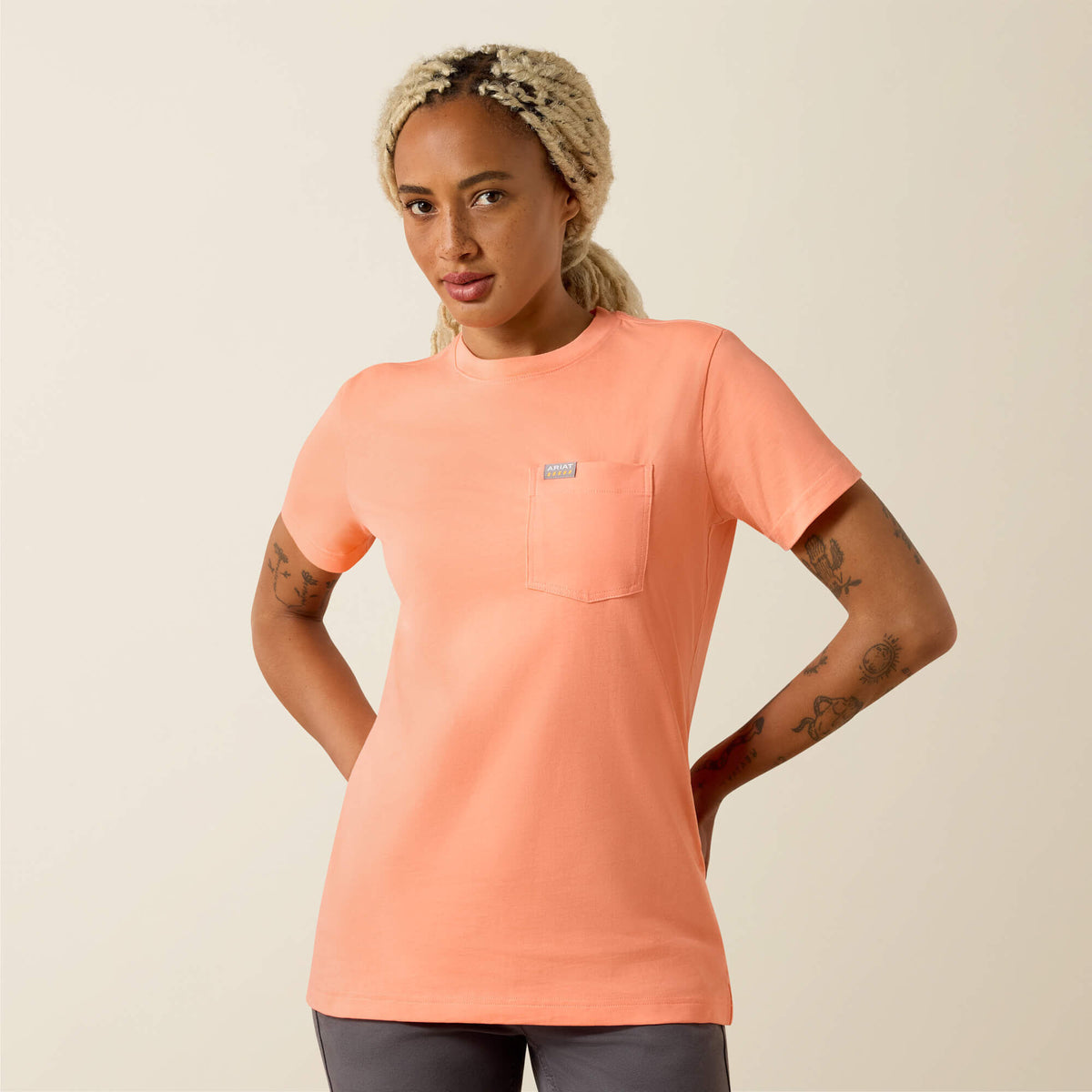 Ariat Best Seller | Rebar Cotton Strong Anvil Logo T-Shirt