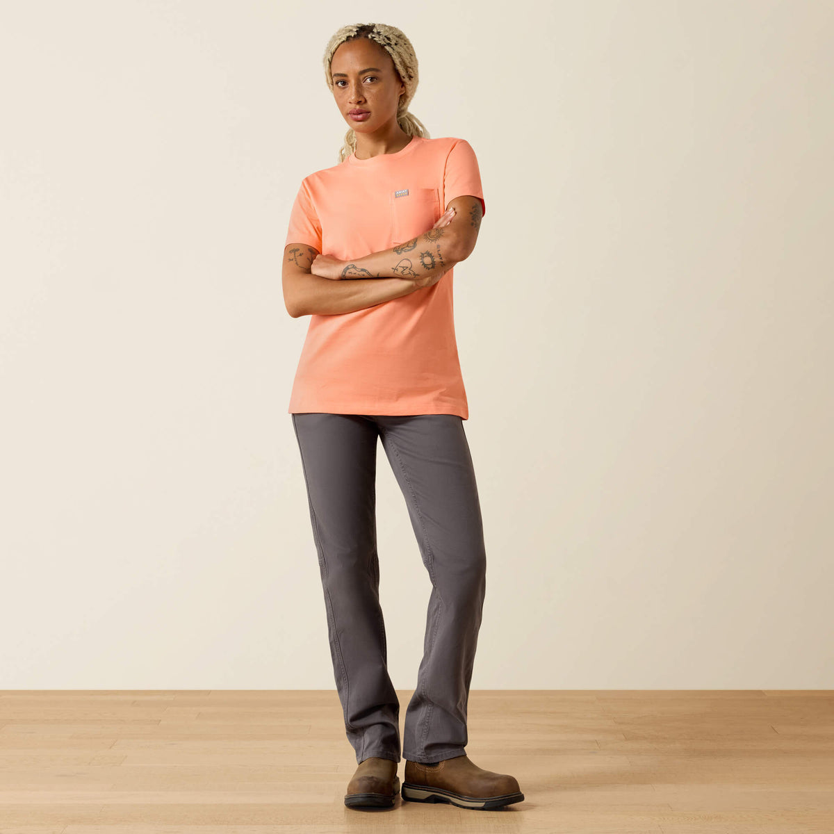Ariat Best Seller | Rebar Cotton Strong Anvil Logo T-Shirt