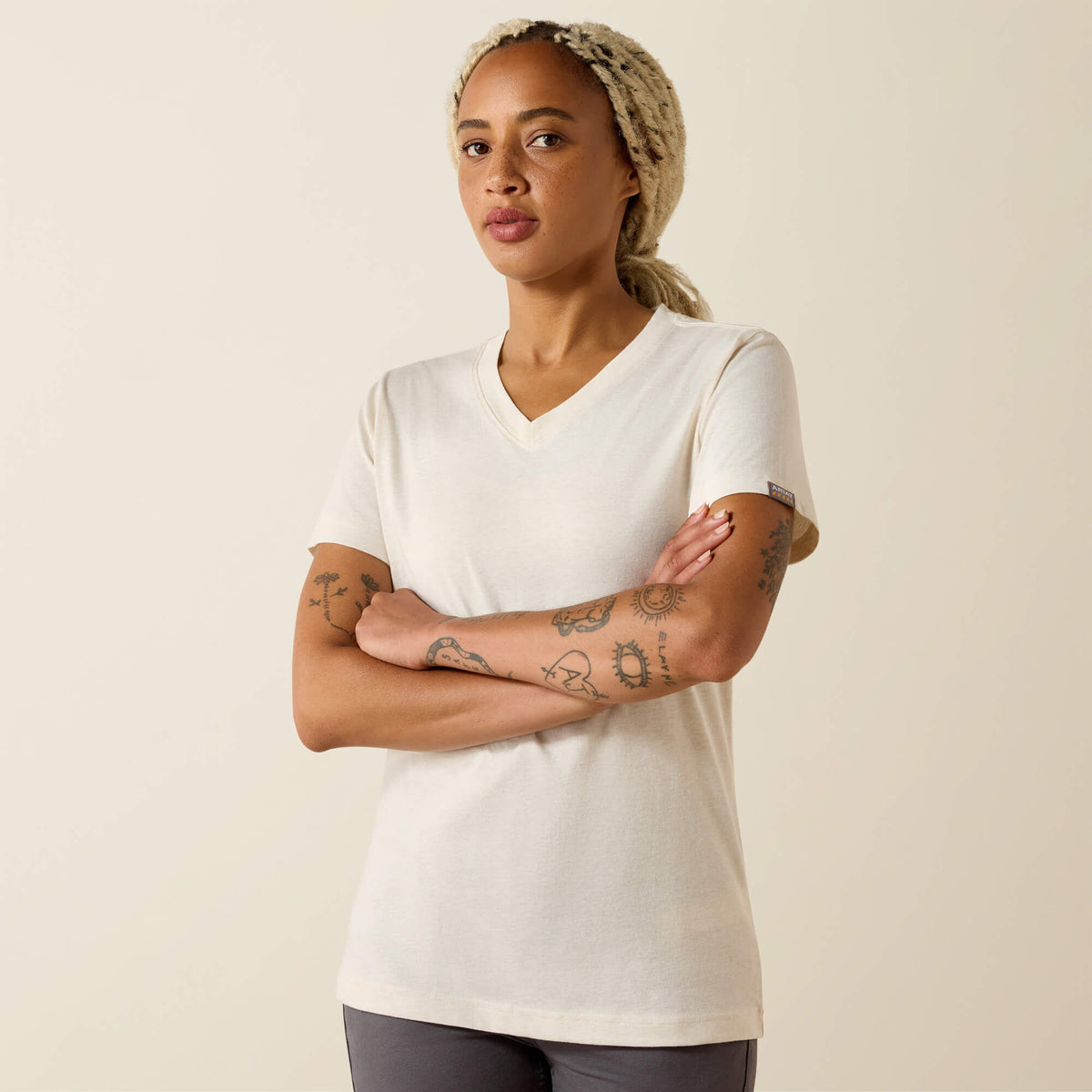 Ariat Best Seller | Rebar Cotton Strong Standard V-Neck T-Shirt