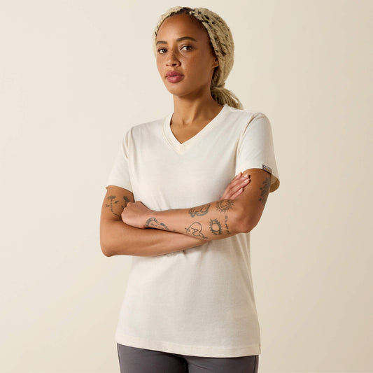 Ariat Best Seller | Rebar Cotton Strong Standard V-Neck T-Shirt