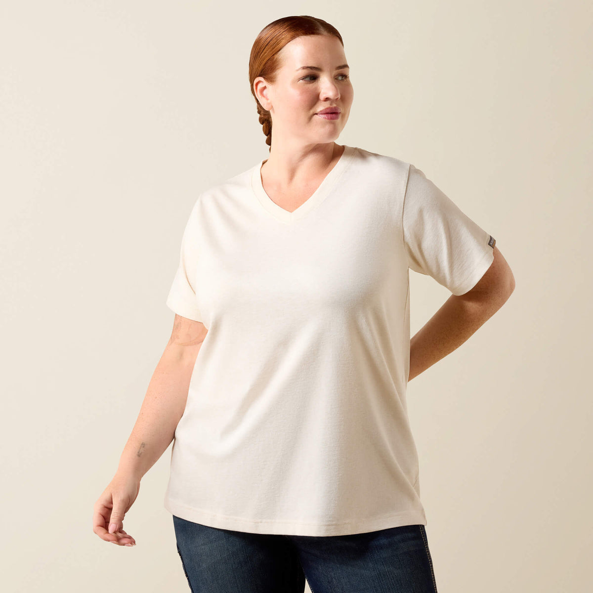 Ariat Best Seller | Rebar Cotton Strong Standard V-Neck T-Shirt