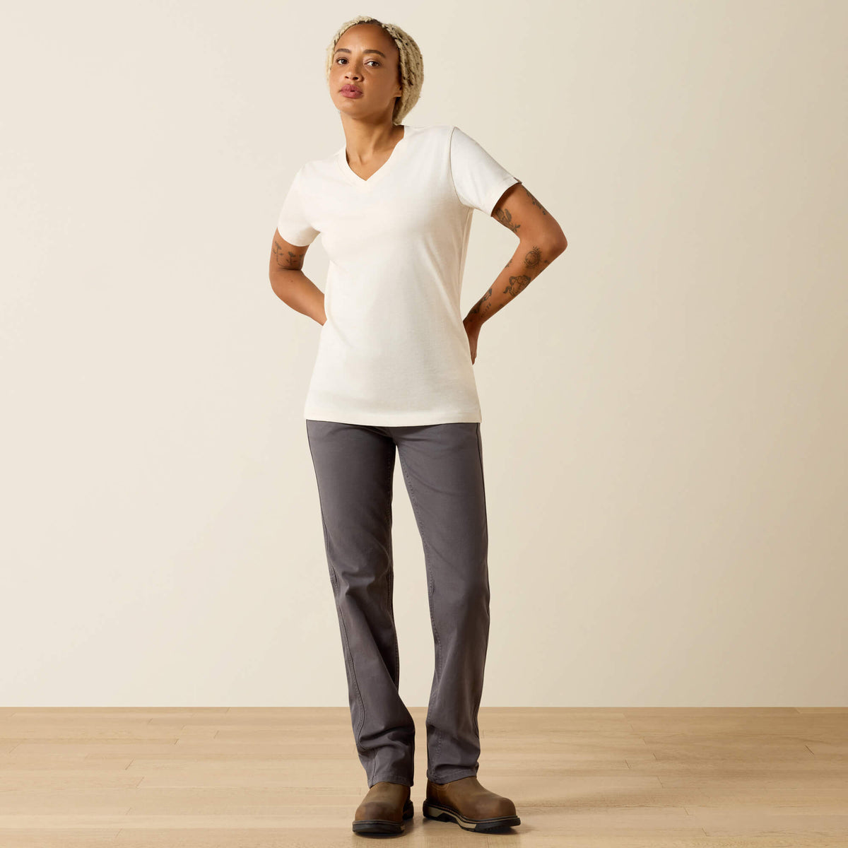 Ariat Best Seller | Rebar Cotton Strong Standard V-Neck T-Shirt
