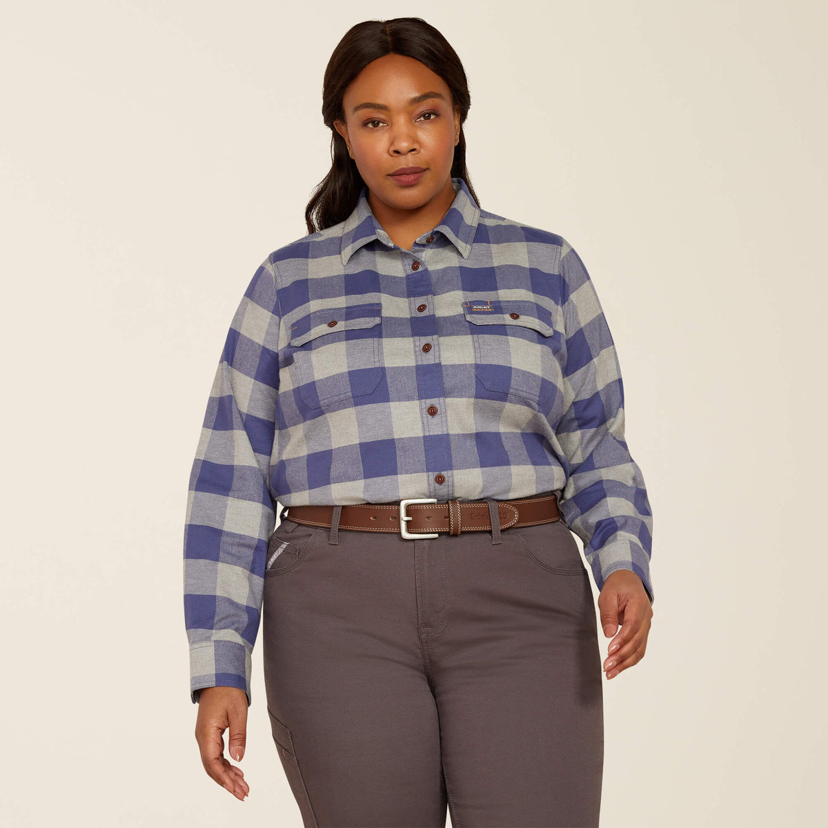 Ariat Top Pick | Rebar DuraStretch Flannel Tunic