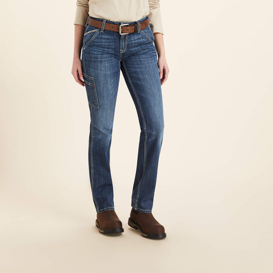 Ariat Essential | FR Perfect Rise Perfect Rise DuraLight Stretch Cell Phone DuraStretch Straight Leg Jeans