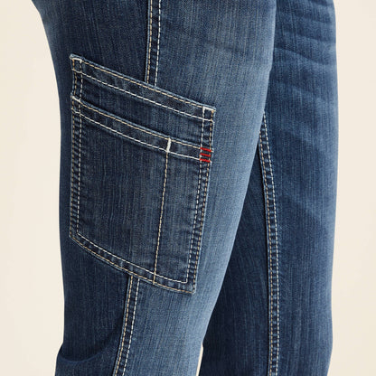 Ariat Essential | FR Perfect Rise Perfect Rise DuraLight Stretch Cell Phone DuraStretch Straight Leg Jeans
