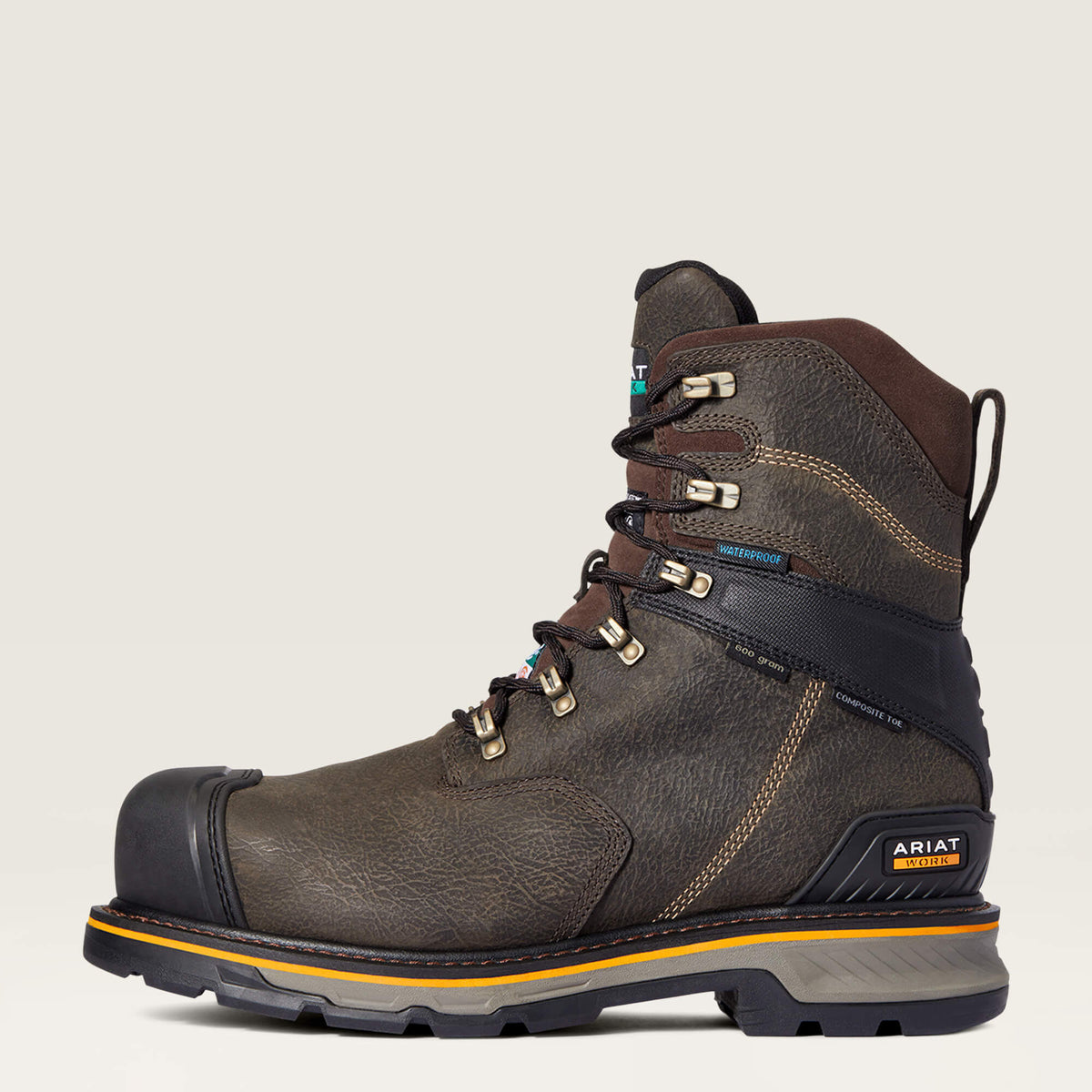 Ariat Classic | Stump Jumper 8" CSA Glacier Grip Waterproof 600g Composite Toe Work Boot