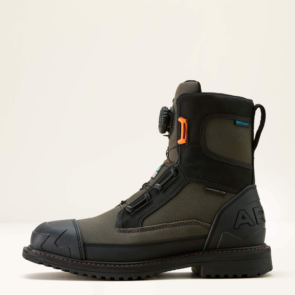 Ariat Value | RigTEK Wildcat BOA 8" CSA Waterproof Wide Square Toe Composite Toe Work Boot