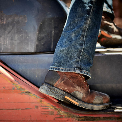Ariat Top Pick | OverDrive 8" Wide Square Toe Waterproof Composite Toe Work Boot