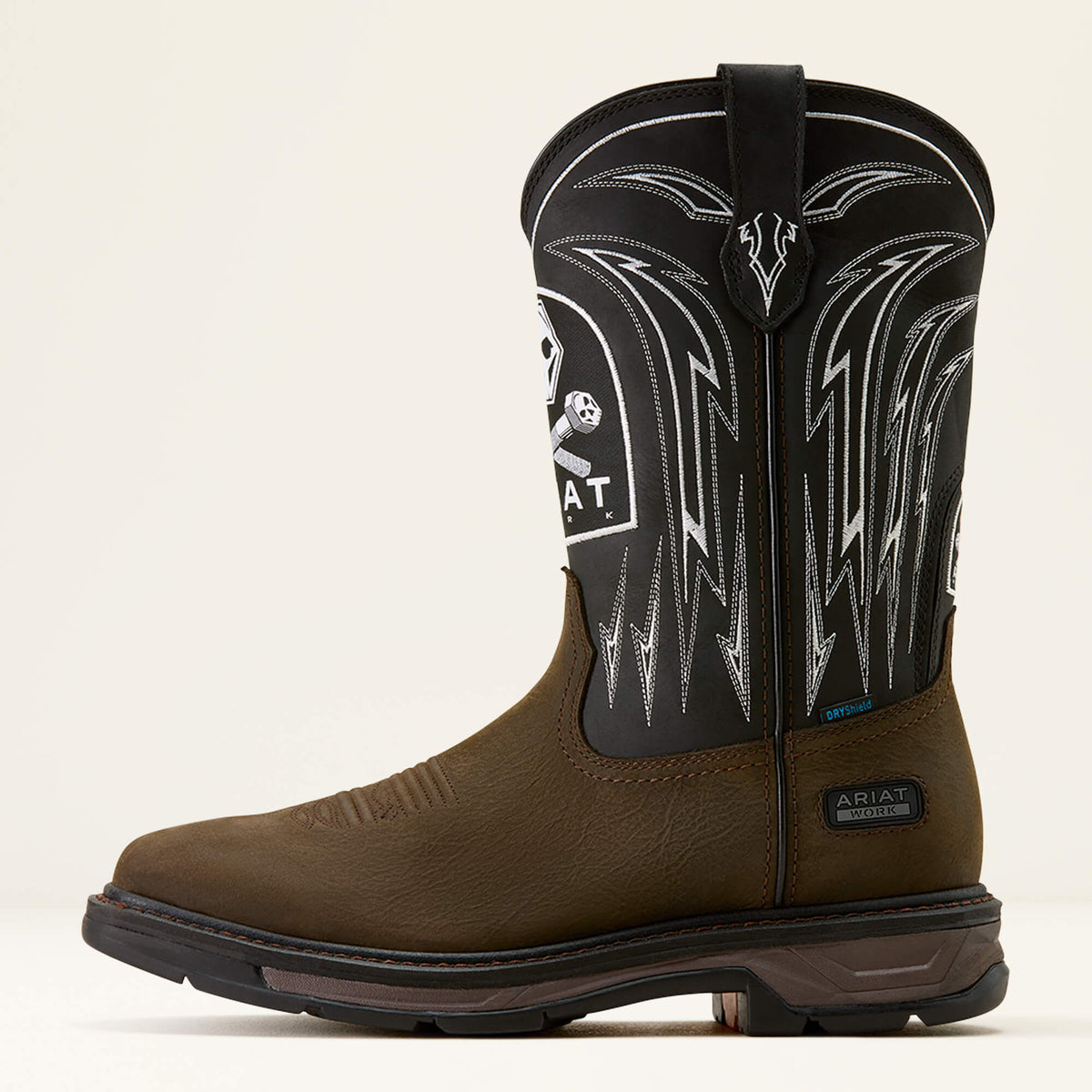 Ariat Sale | WorkHog XT Bolt Skull Waterproof Wide Square Toe Work Boot