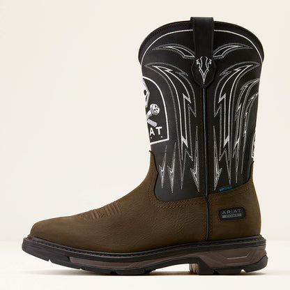 Ariat Sale | WorkHog XT Bolt Skull Waterproof Wide Square Toe Work Boot