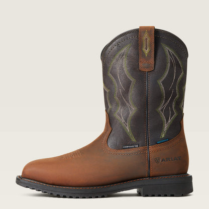 Ariat Best Seller | RigTek Wide Square Toe Waterproof Composite Toe Work Boot