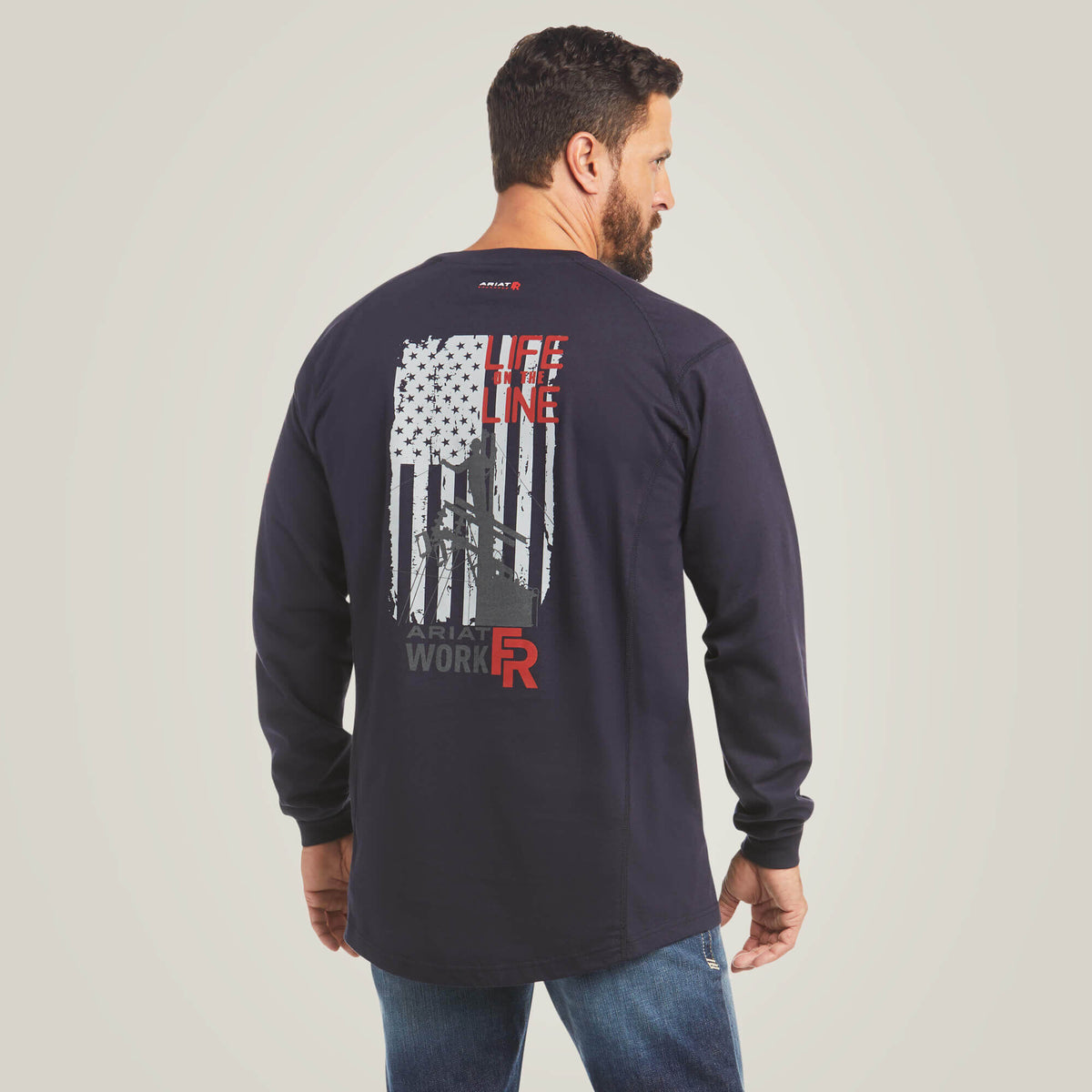 Ariat Discount | FR Air Life on the Line Graphic Top