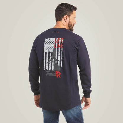 Ariat Discount | FR Air Life on the Line Graphic Top