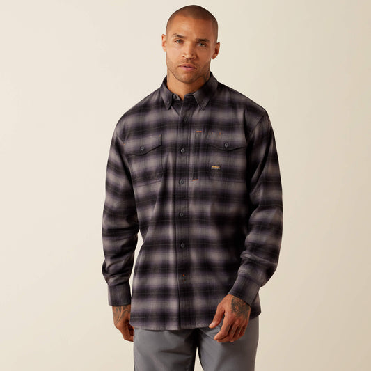 Ariat Hot Sale | Rebar Flannel DuraStretch Work Shirt