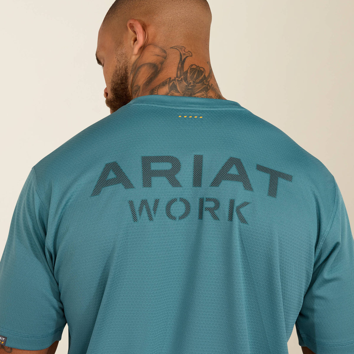 Ariat Premium | Rebar Heat Fighter Textured Logo T-Shirt