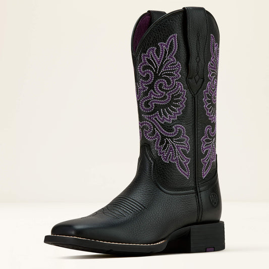 Ariat Exclusive | Round Up StretchFit Wide Square Toe Western Boot