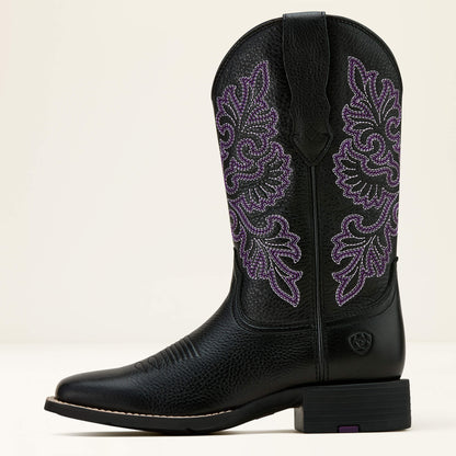 Ariat Exclusive | Round Up StretchFit Wide Square Toe Western Boot