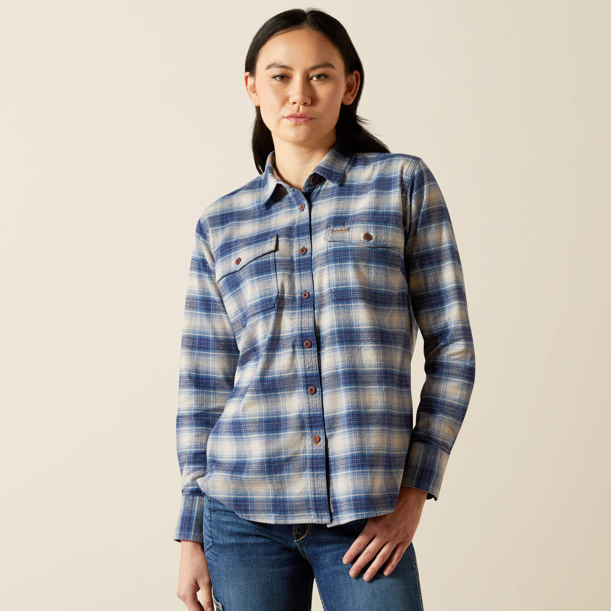 Ariat New | Rebar Flannel DuraStretch Work Shirt