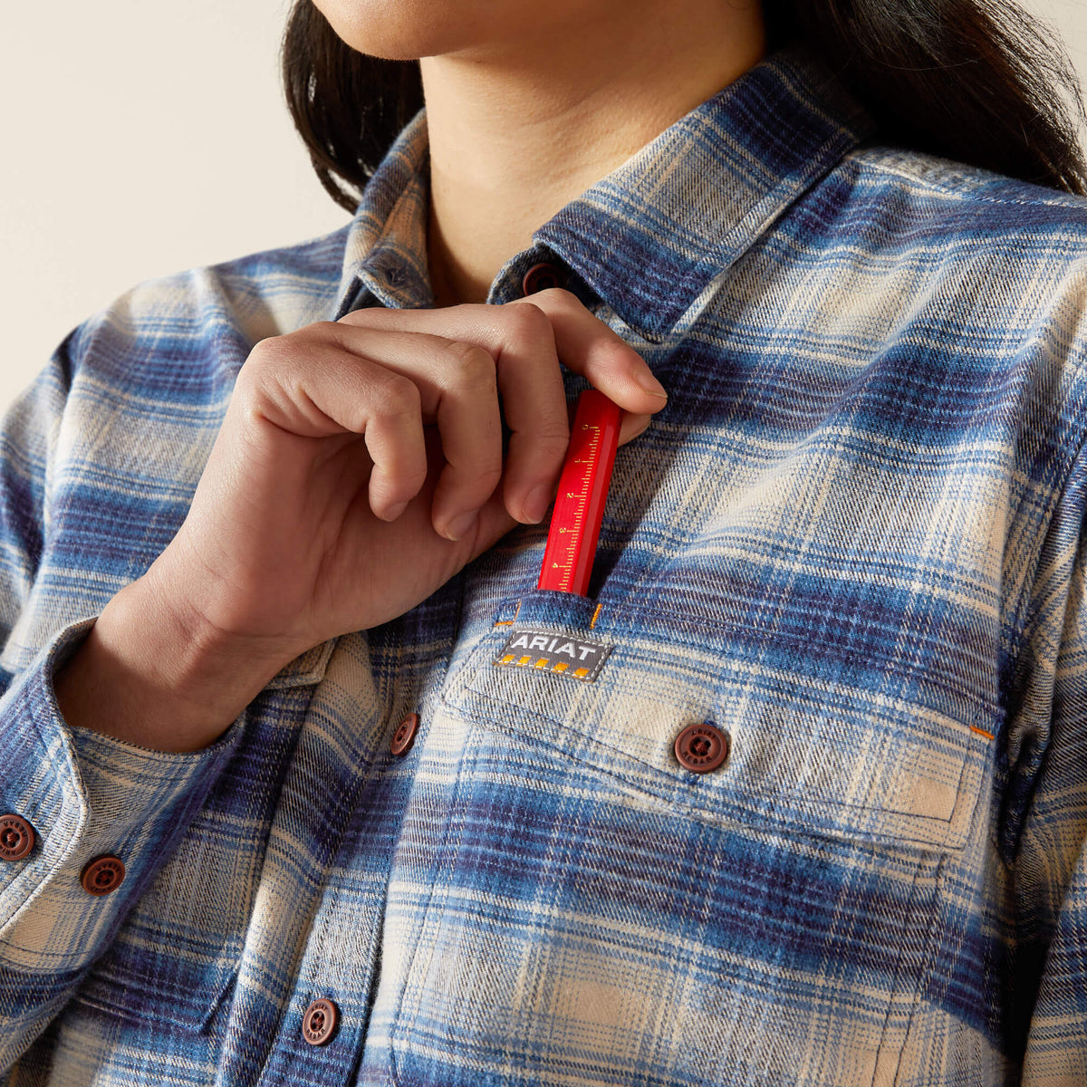 Ariat New | Rebar Flannel DuraStretch Work Shirt