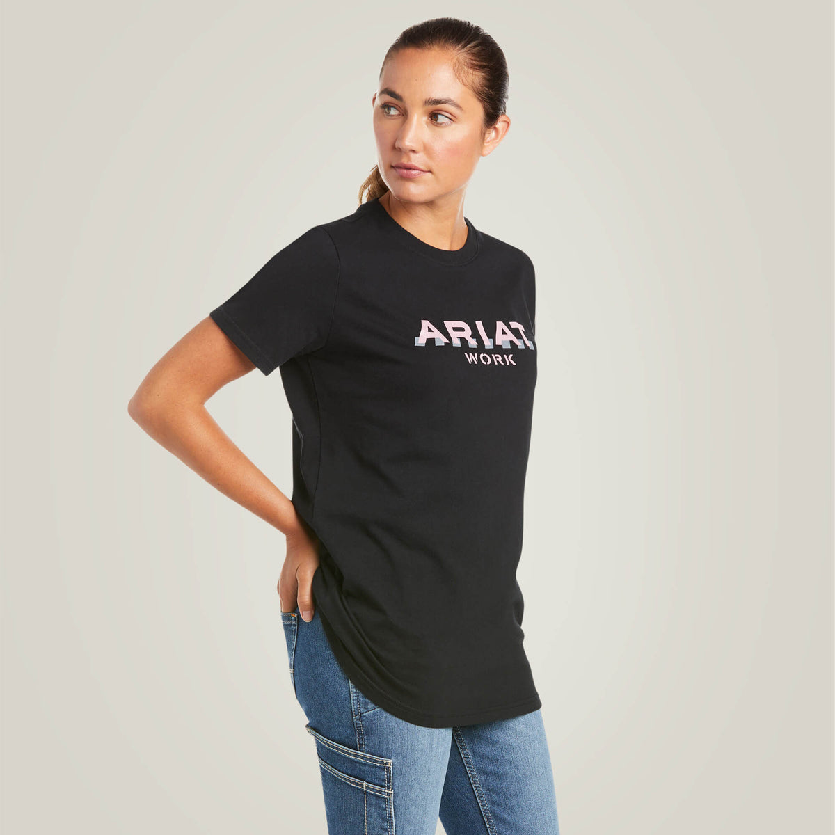 Ariat Classic | Rebar Cotton Strong Logo T-Shirt