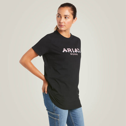 Ariat Classic | Rebar Cotton Strong Logo T-Shirt
