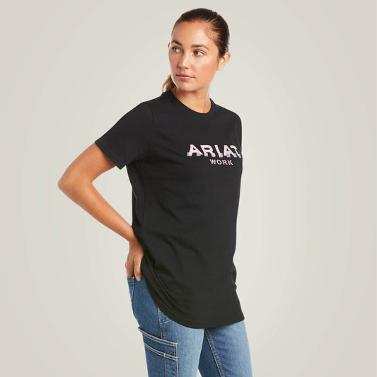 Ariat Classic | Rebar Cotton Strong Logo T-Shirt