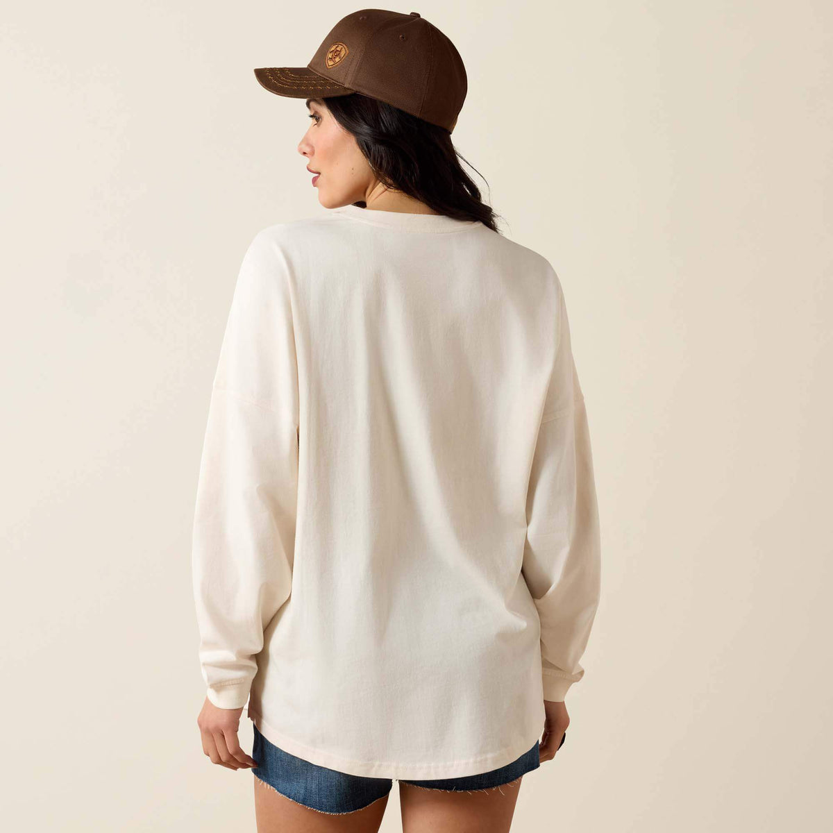 Ariat Recommended | Canvas Oversized Long Sleeve T-Shirt