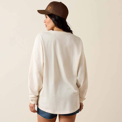 Ariat Recommended | Canvas Oversized Long Sleeve T-Shirt