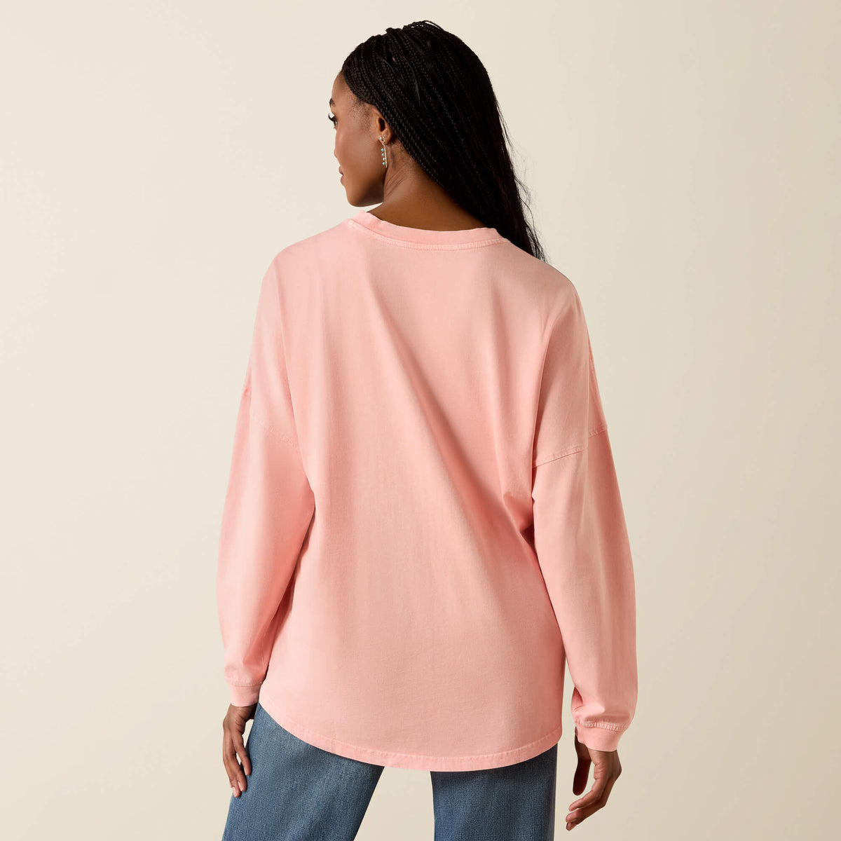 Ariat Value | Canvas Oversized Long Sleeve T-Shirt