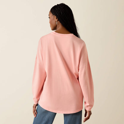 Ariat Value | Canvas Oversized Long Sleeve T-Shirt