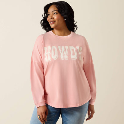 Ariat Value | Canvas Oversized Long Sleeve T-Shirt