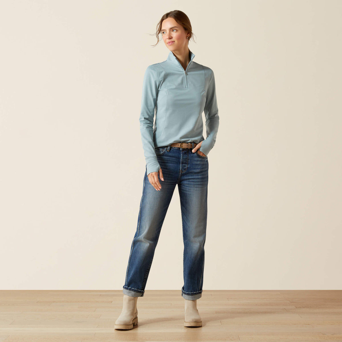 Ariat Featured | Gridwork 2.0 1/4 Zip Baselayer