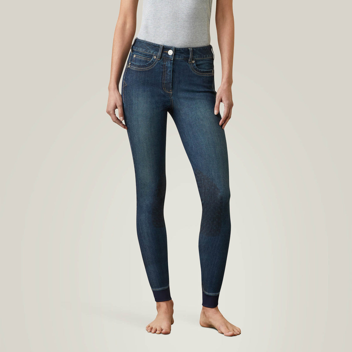 Ariat Smart Buy | Halo Denim Knee Patch Breech