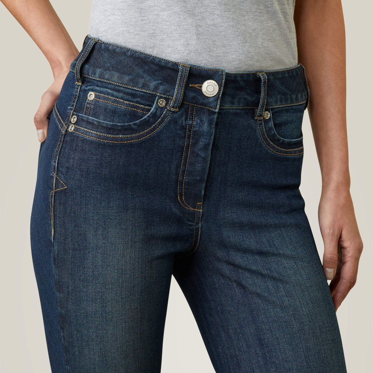 Ariat Smart Buy | Halo Denim Knee Patch Breech