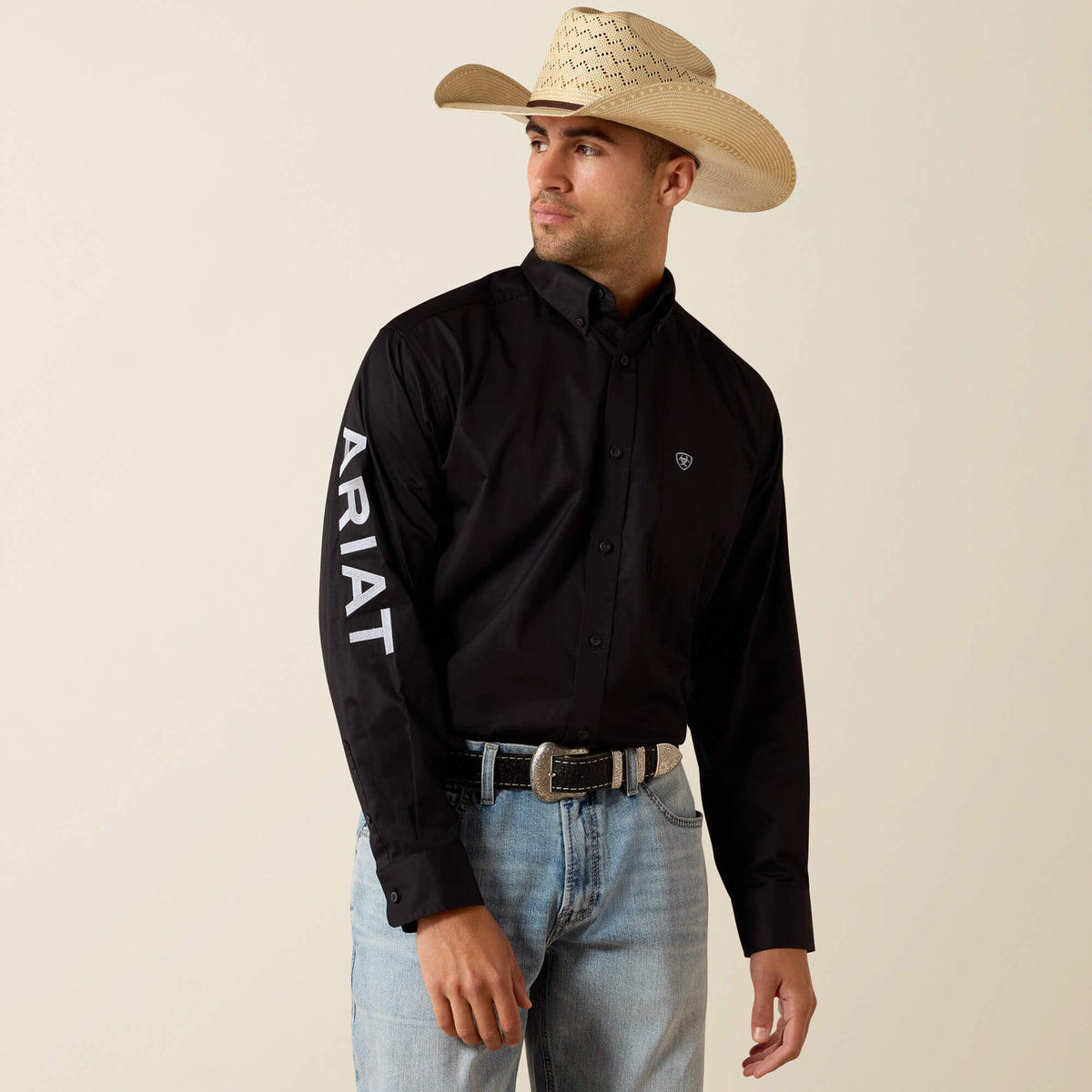 Ariat Best Seller | Team Logo Lightweight Twill Classic Fit Shirt