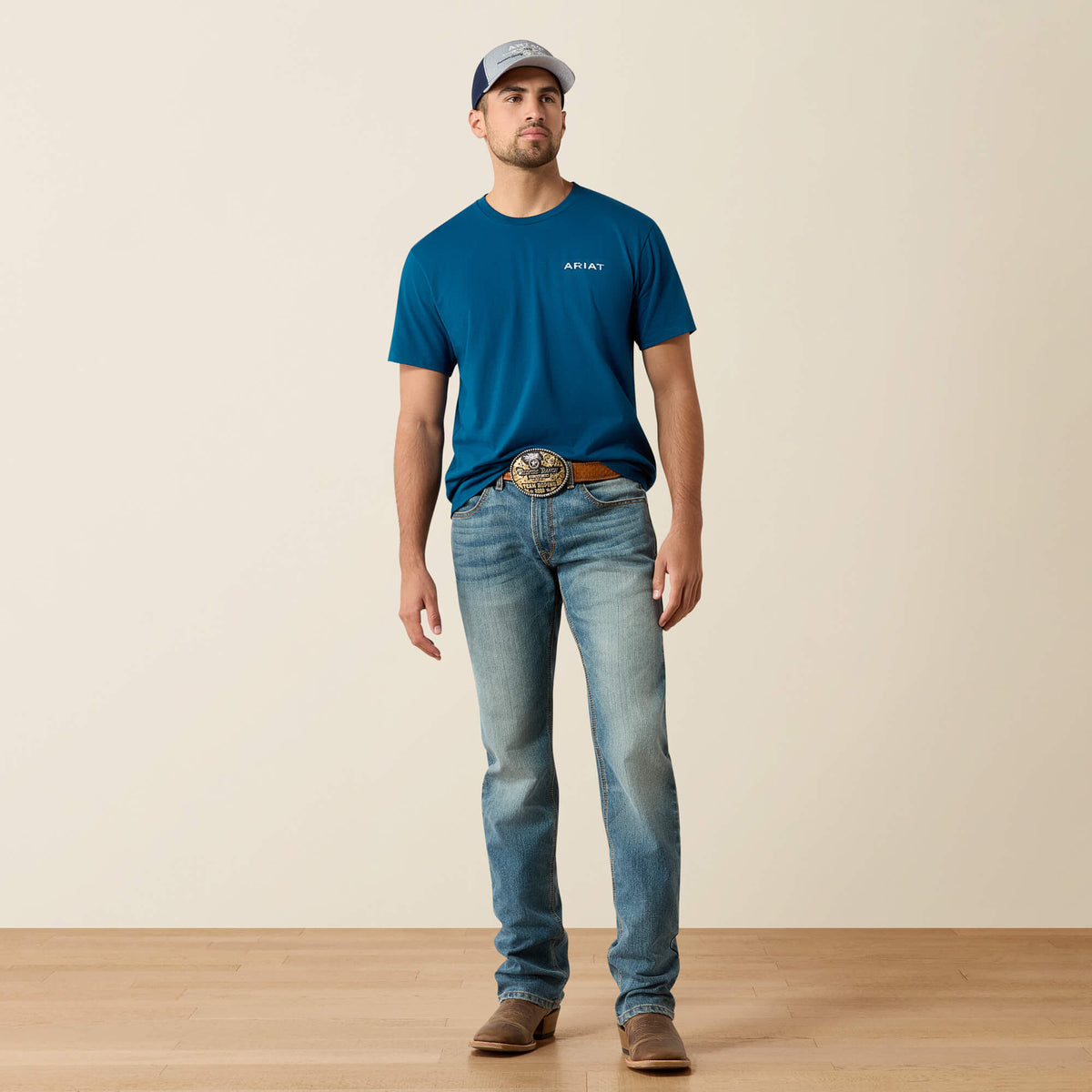 Ariat Value | Ariat Liquid Stamp Flag Classic Fit T-Shirt